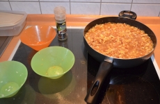 Sie sind alle in der Pfanne